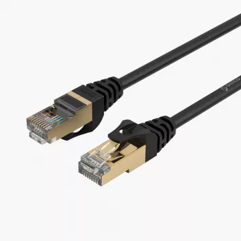 Câble Ethernet ORICO PUG-C7 CAT7 10Gbps RJ45 LAN rond 10 m Noir