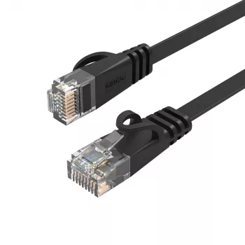 Câble réseau Ethernet ORICO PUG-C7B CAT7 20 m plat Noir 10Gbps RJ45 LAN