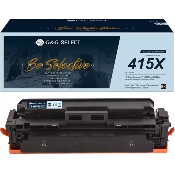 G&G Select XL Cartouche de toner remplacement pour HP 415X / W2030X - noire, grande capacité