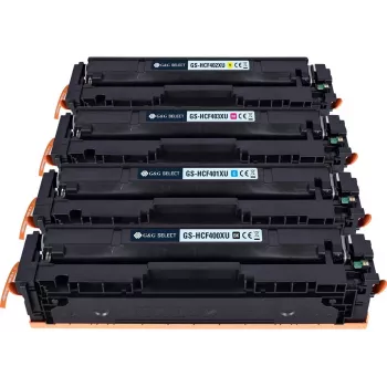 G&G Select XL Toner remplacement HP 201X / Canon 045H lot de 4 (noir, cyan, magenta, jaune)