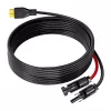 Câble de charge solaire FOSSIBOT XT90-MC4, 5 m, noir