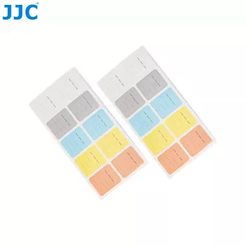 Étiquettes autocollantes JJC 120x pour cartes mémoire SD MicroSD CF XQD