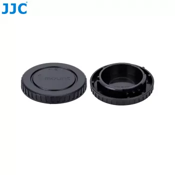 Ensemble bouchon de boîtier et bouchon arrière d'objectif JJC L-R13 pour Nikon 1 V1 / J1