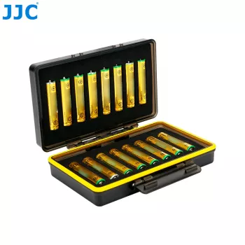 Boîtier de rangement pour piles JJC pour 16x piles AAA - plastique PP transparent