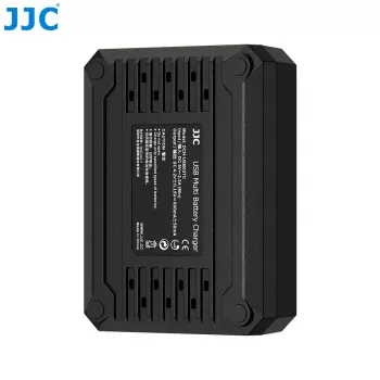 Chargeur de batterie USB triple JJC pour Ricoh DB-120 (3 emplacements) - DCH-DB120TC