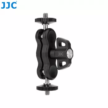 Bras magique JJC MFC-B à col de cygne flexible avec pince pour lampe de moniteur, 2 vis 1/4