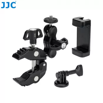 Kit de montage Magic Arm JJC avec pince, support de téléphone et adaptateur GoPro - MFC-K1