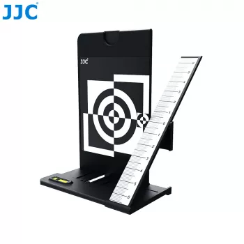 Carte grise 2-en-1 JJC + mire de calibration de mise au point pour réglage de l'autofocus