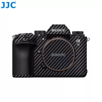 JJC Protection adhésive en fibre de carbone pour Sony Alpha A9 III (ILCE-9M3) - noir