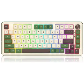 Clavier mécanique Redragon K681CGC-RGB-PRO Cyrus 65% tri-mode, hot-swappable, switches rouges, RGB, noir
