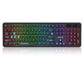Redragon Volcano K526BB-WL clavier gaming à membrane sans fil, rétroéclairé, noir