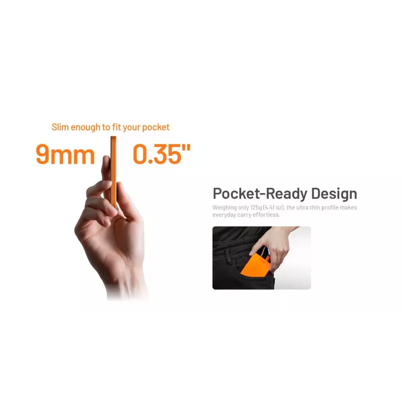 Nitecore Banque d'alimentation POCKET 5 orange