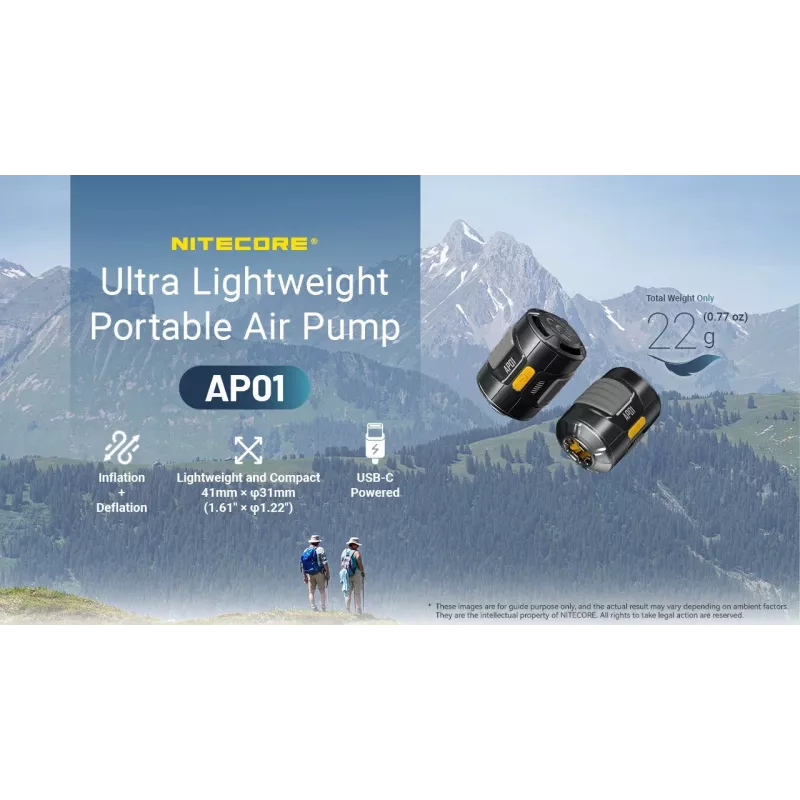 Nitecore AP01 Pompe électrique