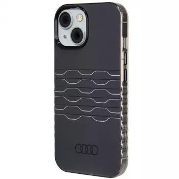 Coque rigide MagSafe Audi IML pour iPhone 15 / 14 / 13 6,1 noire AU-IMLMIP15-A6/D3-BK