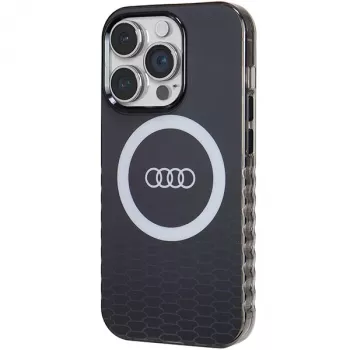 Coque rigide MagSafe Audi IML Big Logo pour iPhone 14 Pro 6,1 pouces noire