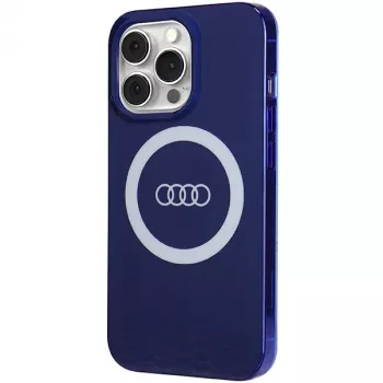 Coque rigide MagSafe Audi IML Big Logo pour iPhone 13 Pro / 13 6,1 bleu marine