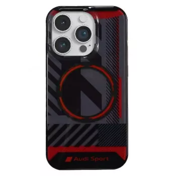 Coque rigide MagSafe Audi IML Sport pour iPhone 14 Pro Max 6,7 pouces noire
