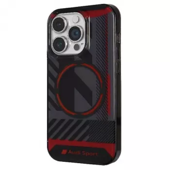 Coque rigide MagSafe Audi IML Sport pour iPhone 14 Pro Max 6,7 pouces noire