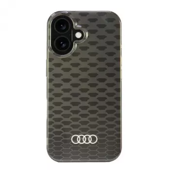 Coque rigide MagSafe Audi IML Stitching Pattern pour Apple iPhone 16 6,1 pouces - noire
