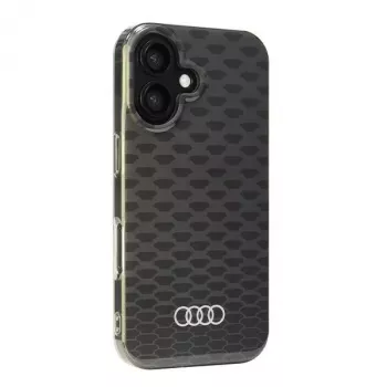 Coque rigide MagSafe Audi IML Stitching Pattern pour Apple iPhone 16 6,1 pouces - noire