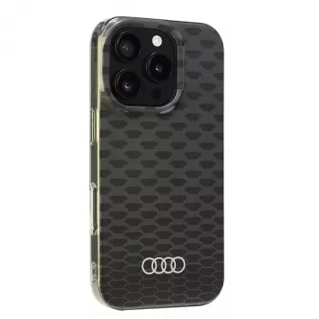 Coque rigide MagSafe Audi IML Stitching Pattern pour Apple iPhone 16 Pro 6,3 pouces noire