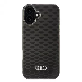 Coque rigide MagSafe Audi IML Stitching Pattern pour Apple iPhone 16 Plus 6,7 pouces noire