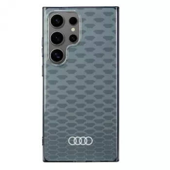 Coque MagSafe Audi IML à motif cousu pour Samsung Galaxy S24 Ultra, gris