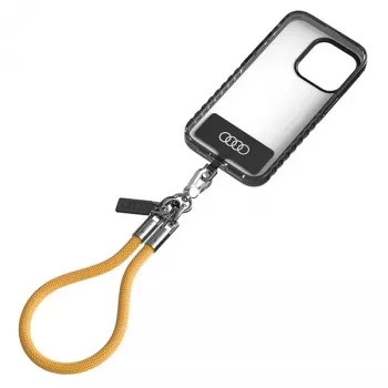 Cordon de téléphone universel Audi 28 cm 8 mm jaune AU-HSL8-R8/D1-YW
