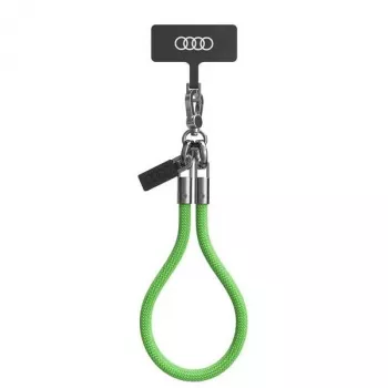 Cordon de téléphone universel Audi 28 cm 8 mm vert AU-HSL8-R8/D1-GN
