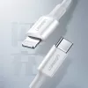 Câble UGREEN US171 USB-C vers Lightning 3 A 0,25 m, blanc