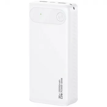 Batterie externe USAMS PB80 PD20W 20000mAh blanc