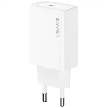 Chargeur USAMS T69 30W USB-C blanc