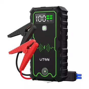 Démarreur de voiture UTRAI JS1 Pro 2000A crête 16000mAh 12V avec lampe torche LED