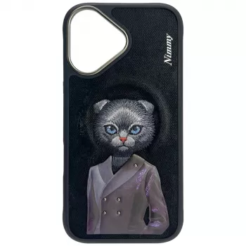 Coque MagSafe Nimmy Magnetic Fashion Cute Pet pour iPhone 16, noire