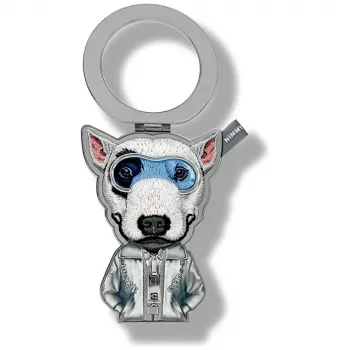 Organiseur de câbles magnétique chien Nimmy Cool&Cute 2.0 gris