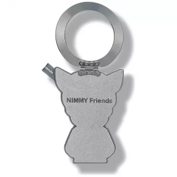 Organiseur de câbles magnétique chien Nimmy Cool&Cute 2.0 gris