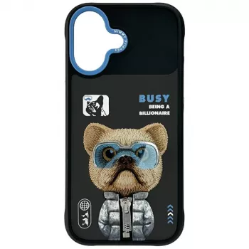 Coque arrière Nimmy Cool&Cute 2.0 Dog pour Apple iPhone 17, noire