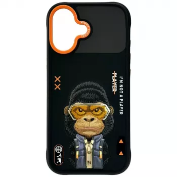 Coque Nimmy Cool&Cute 2.0 Gorilla pour Apple iPhone 17, noire
