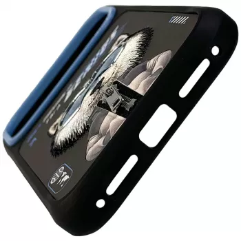 Coque Nimmy Cool&Cute 2.0 Wolf pour Apple iPhone 17 Pro Max, noire