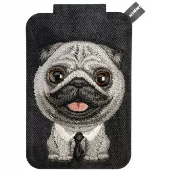 Support porte-téléphone magnétique Nimmy New Big-Eye Cute Pets 2.0 Dog, noir