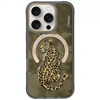 Coque MagSafe Nimmy Magnetic Fantasy Animal pour Apple iPhone 16 Pro, or