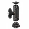 Bras articulé Ulanzi R098 Magic Arm à double rotule avec vis 1/4 pouce et griffe froide, noir