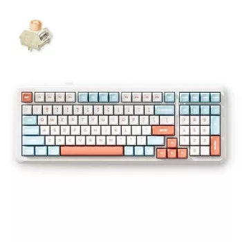 Clavier mécanique tri-mode MCHOSE MC-K99V2-3 98 touches, montage gasket, hot-swappable, RGB, 8000mAh, noir