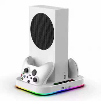 Support RGB de charge et de refroidissement IPEGA pour Xbox Series S + 2 pièces