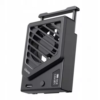 Ventilateur de refroidissement Ulanzi CA25 pour appareils photo hybrides Sony Canon Fuji Fujifilm, noir