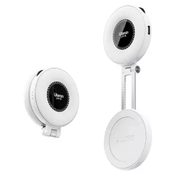 Lampe vidéo LED MagSafe Ulanzi LM19 bi-couleur 2500K-8500K blanche