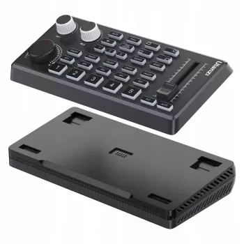 Table de mixage audio ULANZI D005 DD02 pour streaming en direct, podcasting et gaming