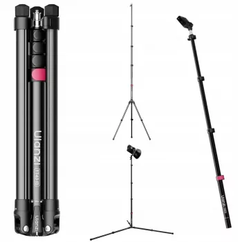 Ulanzi TT43II Mini trépied / pied d'éclairage - 43 cm, charge 2 kg, Noir