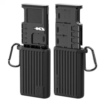 Lecteur de cartes SD/MicroSD USB-C 3.1 Gen 1 Ulanzi MCR-02 - Gris sidéral