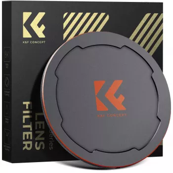 Bouchon d'objectif magnétique K&F Concept M-Cap 82 mm noir